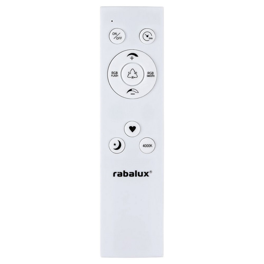 Rabalux - LED RGB prigušiva plafonska svetiljka LED/22W/230V Wi-Fi Tuya + daljinski upravljač 42x42 cm
