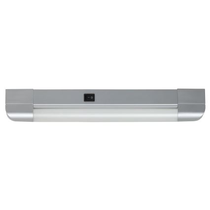 Rabalux - Svetlo za ugradnju ispod kuhinjskih elemenata BAND LIGHT 1xG13/10W/230V 39,5 cm srebrno
