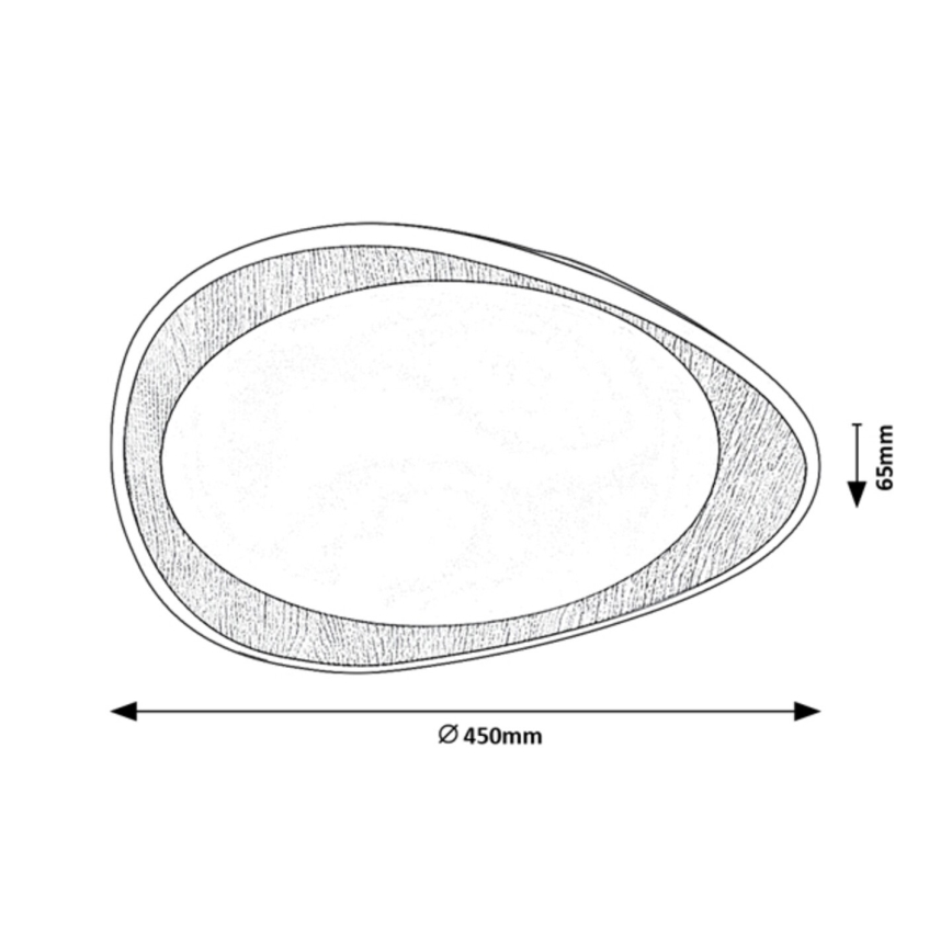 Rabalux - LED plafonsko svetlo LED/24W/230V Ø 45 cm