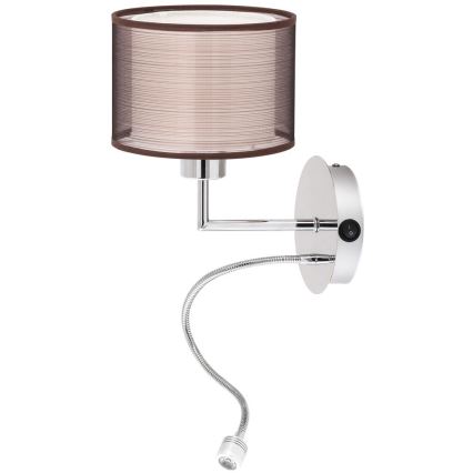 Rabalux - LED zidno svetlo E27/60W + LED/1W