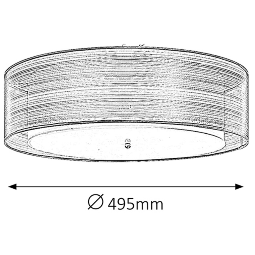 Rabalux - Plafonsko svetlo 3x E14/25W/230V, prečnika 49,5 cm