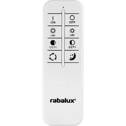 Rabalux - LED prigušiva stropna svetiljka LED/48W/230V 3000K/4000K/6000K + daljinski upravljač 49,5x49,5 cm