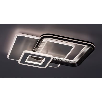 Rabalux - LED prigušiva stropna svetiljka LED/48W/230V 3000K/4000K/6000K + daljinski upravljač 49,5x49,5 cm