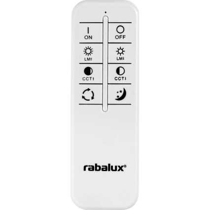 Rabalux - LED prigušiva stropna svetiljka LED/48W/230V 3000K/4000K/6000K + daljinski upravljač 49,5x49,5 cm