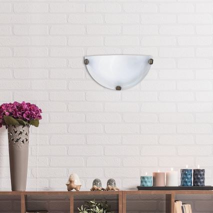 Rabalux - Zidna svetiljka 1xE27/60W/230V alabastersko staklo