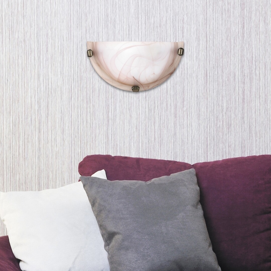 Rabalux - Zidno svetlo 1xE27/60W/230V alabastreno staklo