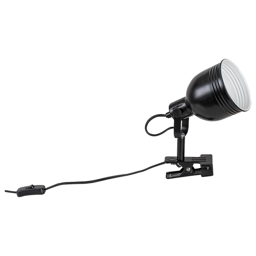 Rabalux - Lampa sa klipom 1xE14/25W/230V crna
