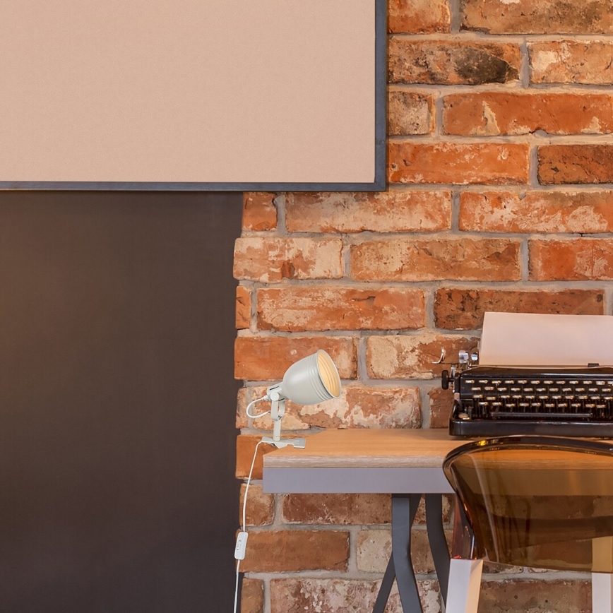 Rabalux - Lampa sa stezaljkom 1xE14/25W/230V bež