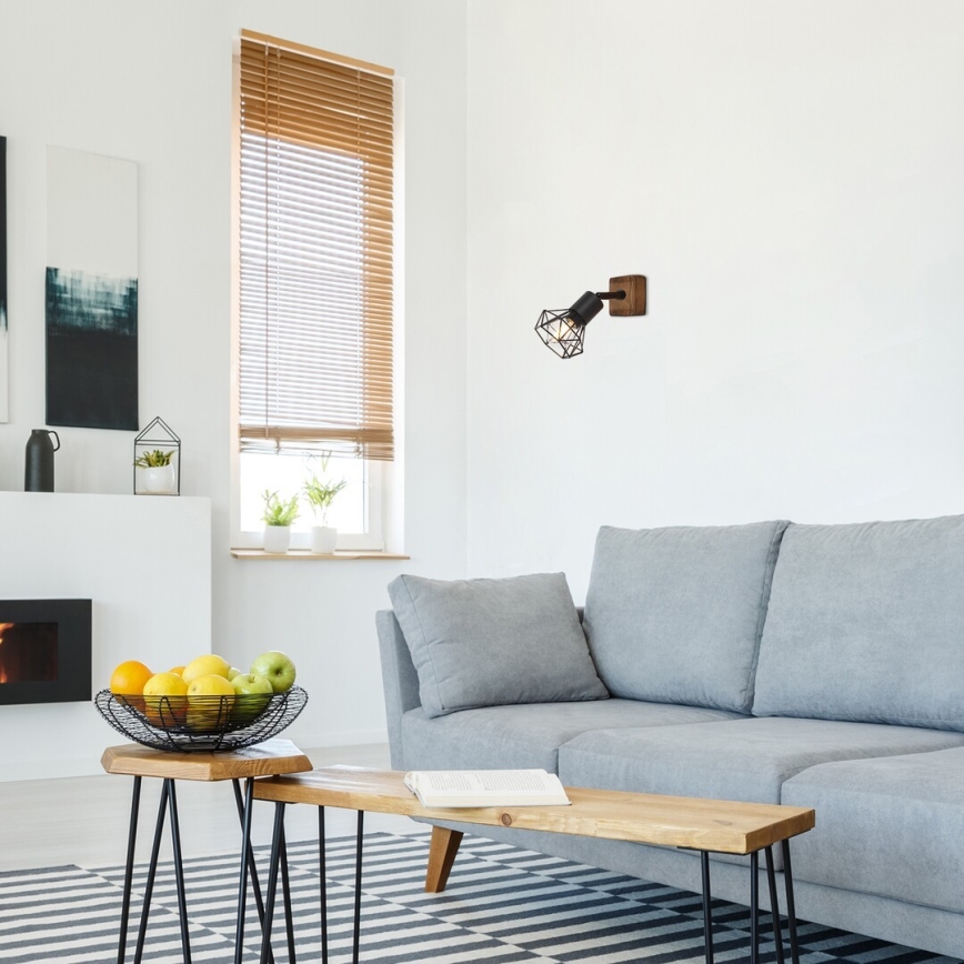 Rabalux - Zidno reflektorsko svetlo 1xE14/40W/230V hrast