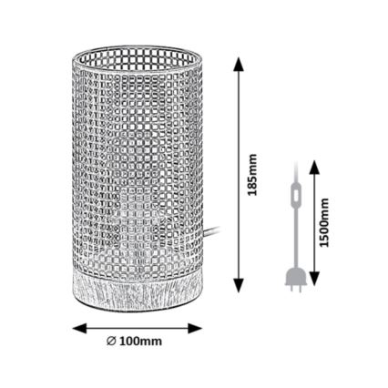 Rabalux - Stona lampa 1x E14/25W/230V buk