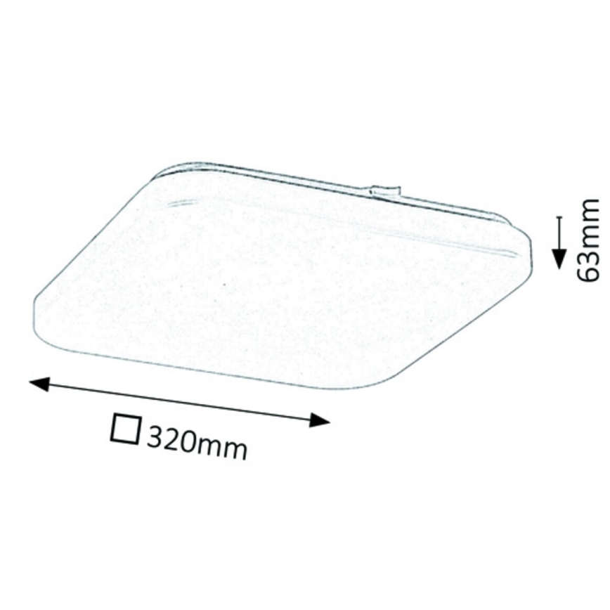 Rabalux - LED plafonsko svetlo LED/32W/230V 32x32 cm