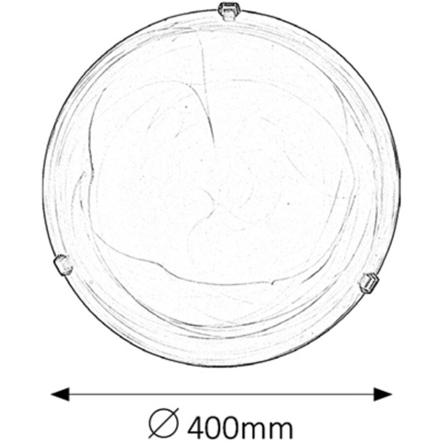 Rabalux - Plafonsko svetlo 2xE27/60W/230V, alabastersko staklo