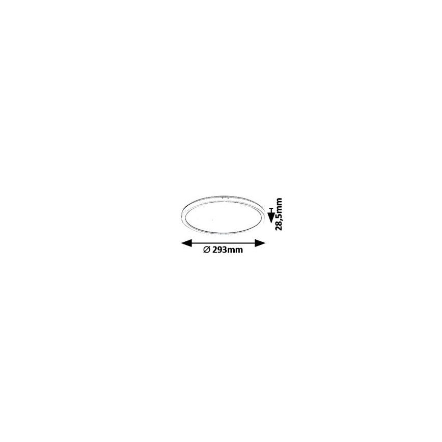 Rabalux - LED plafonsko svetlo LED/18W/230V prečnik 29,3 cm