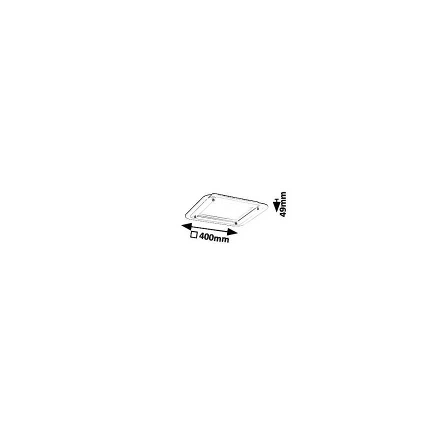 Rabalux - LED plafonsko svetlo LED/18W/230V 40x40 cm