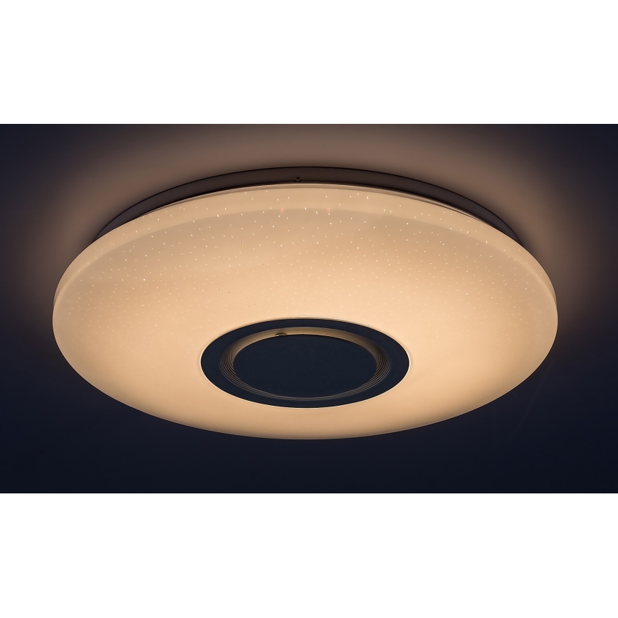 Rabalux - LED RGB prigušiva plafonska svetiljka sa zvučnikom LED/24W/230V Wi-Fi Tuya + daljinski upravljač, prečnik 40 cm