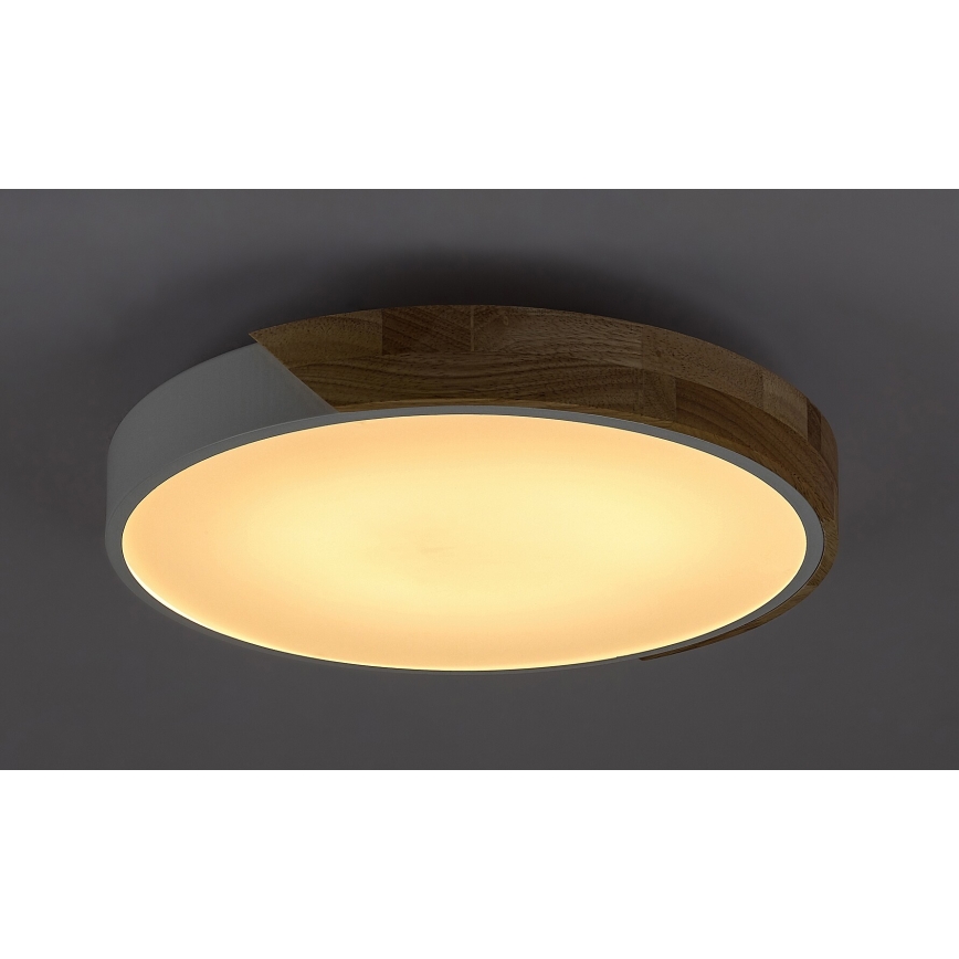 Rabalux - LED plafonjera LED/24W/230V bela/hrast