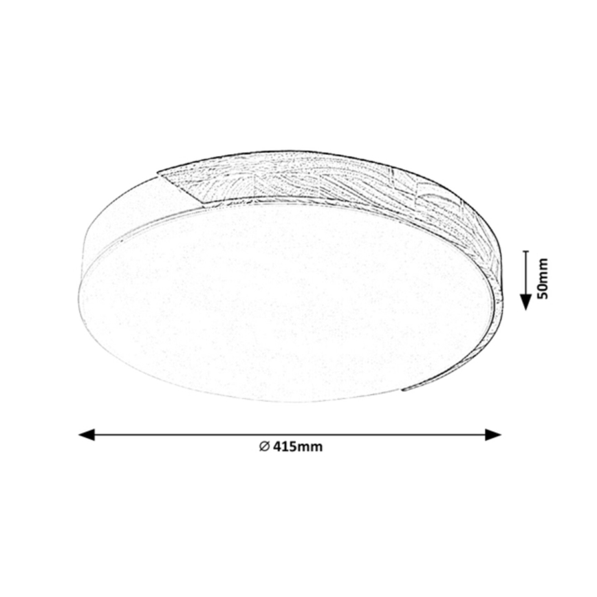 Rabalux - LED plafonjera LED/24W/230V bela/hrast
