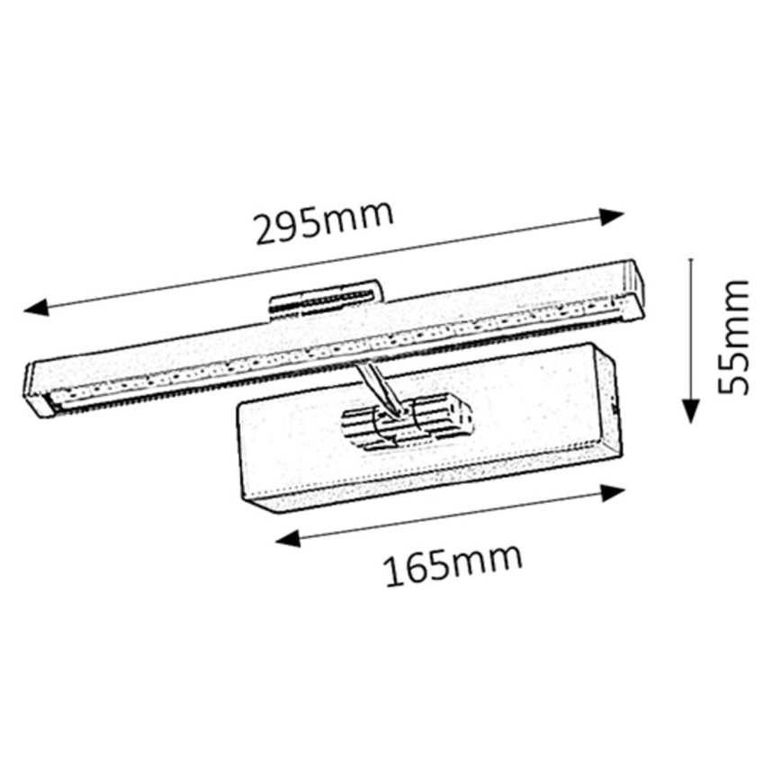 Rabalux - LED svetlo za slike LED/5W/230V