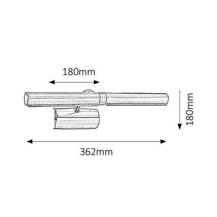 Rabalux - Osvetljenje za slike 2xE14/40W/230V