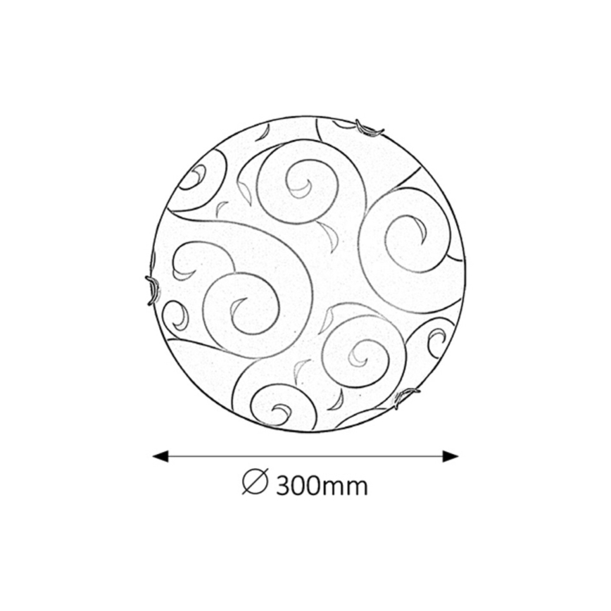 Rabalux - Zidna svetiljka 1xE27/60W/230V