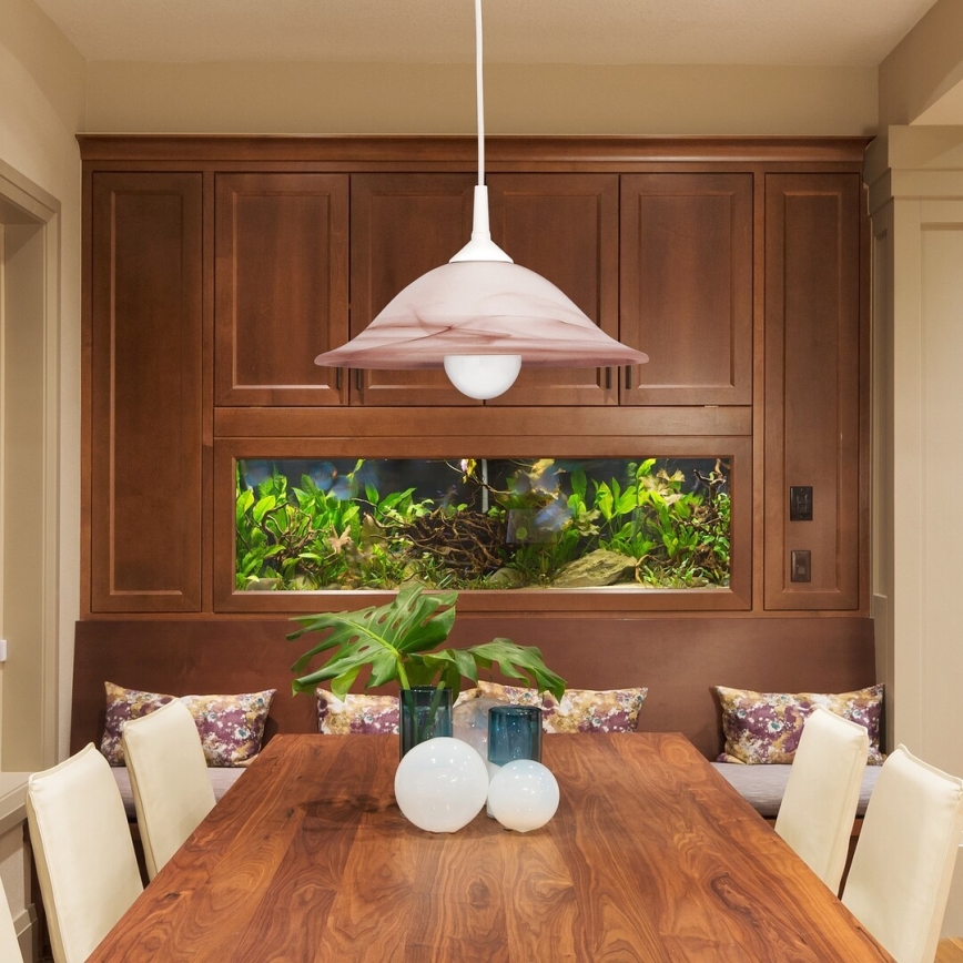 Rabalux - Luster 1xE27/60W/230V alabastrno staklo