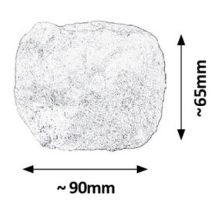 Rabalux - lampa od soli - svećnjak 0,6 kg