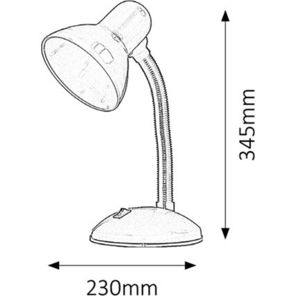 Rabalux - Stona lampa 1xE27/40W/230V