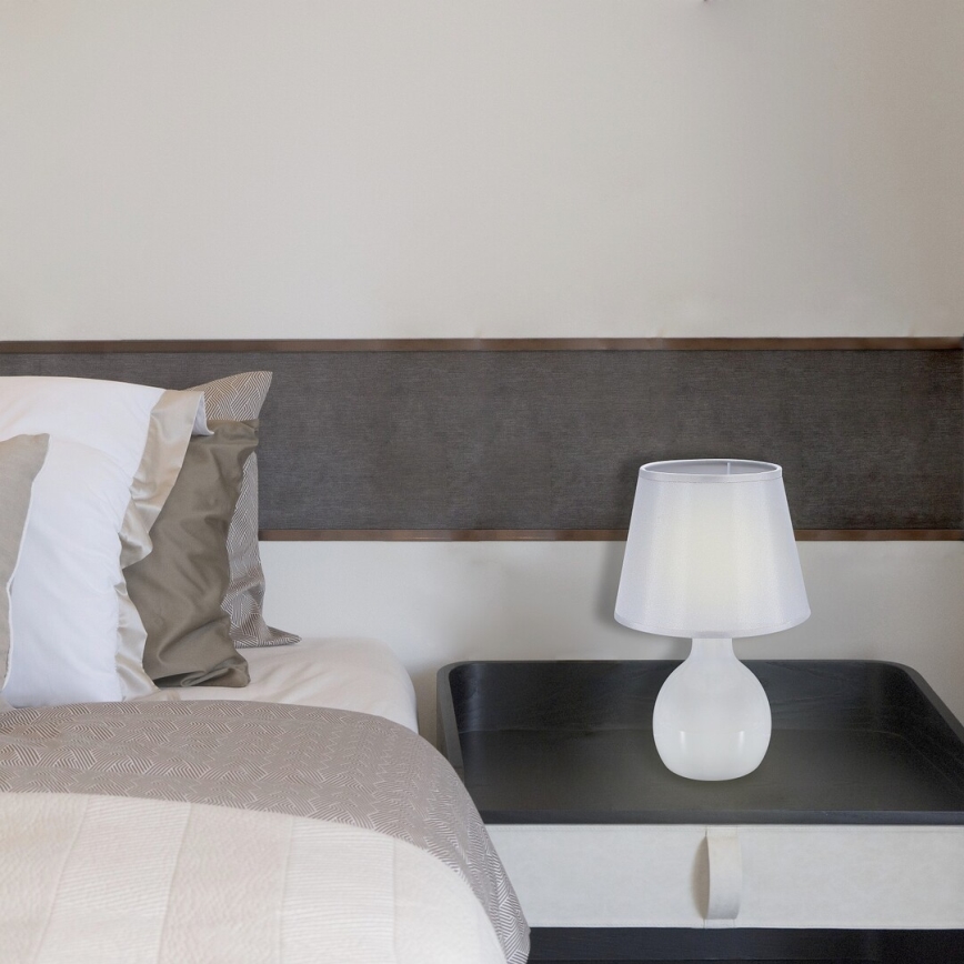 Rabalux - Stona lampa 1xE14/40W/230V bela