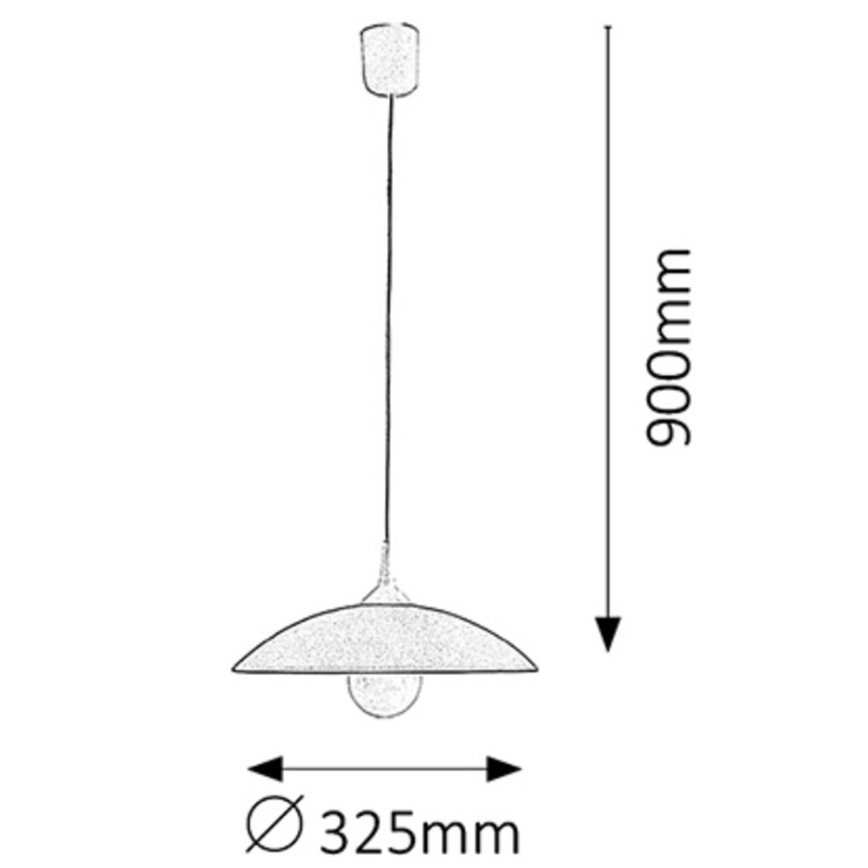 Rabalux - Luster 1xE27/60W/230V