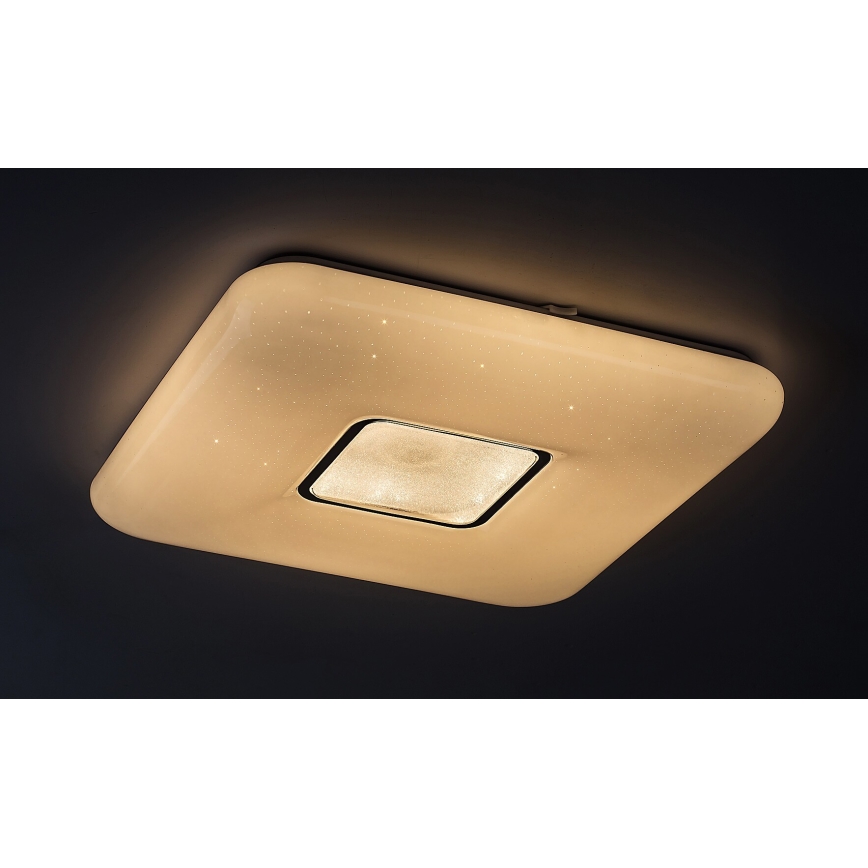 Rabalux - LED prigušiva plafonska svetiljka LED/70W/230V sa daljinskim upravljačem 44x44 cm