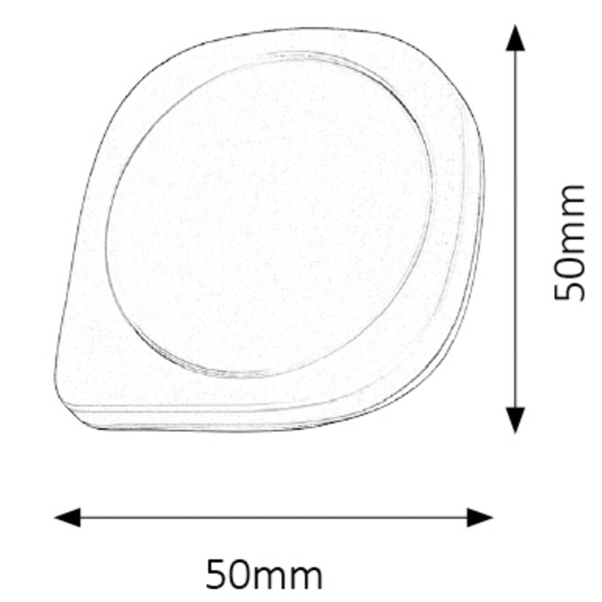 Rabalux - LED svetiljka sa senzorom LED/0,5W/230V 2700K bela