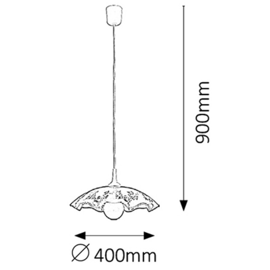 Rabalux - Luster E27/60W/230V