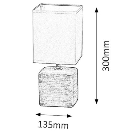 Rabalux - Stona lampa 1xE14/40W/230V