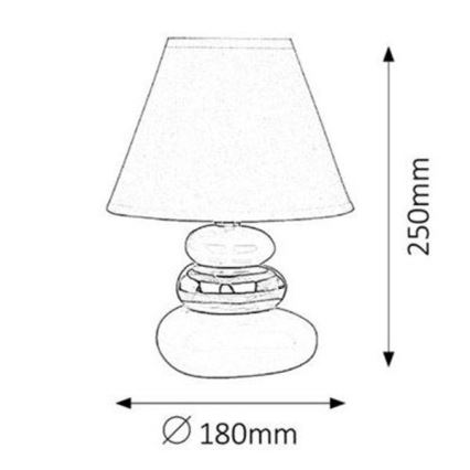 Rabalux - Stona lampa 1xE14/40W/230V