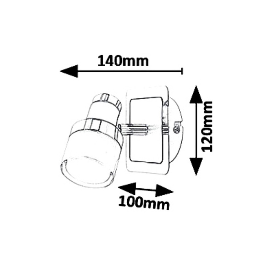 Rabalux - LED zidno spot svetlo LED/5W/230V IP44