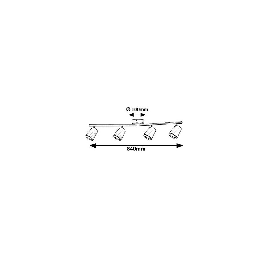 Rabalux - LED spot svetlo SOLANGE 4xLED/6W/230V