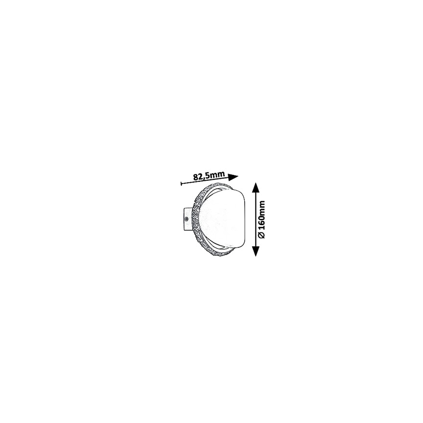Rabalux - LED zidno svetlo CAPRIANA LED/6W/230V