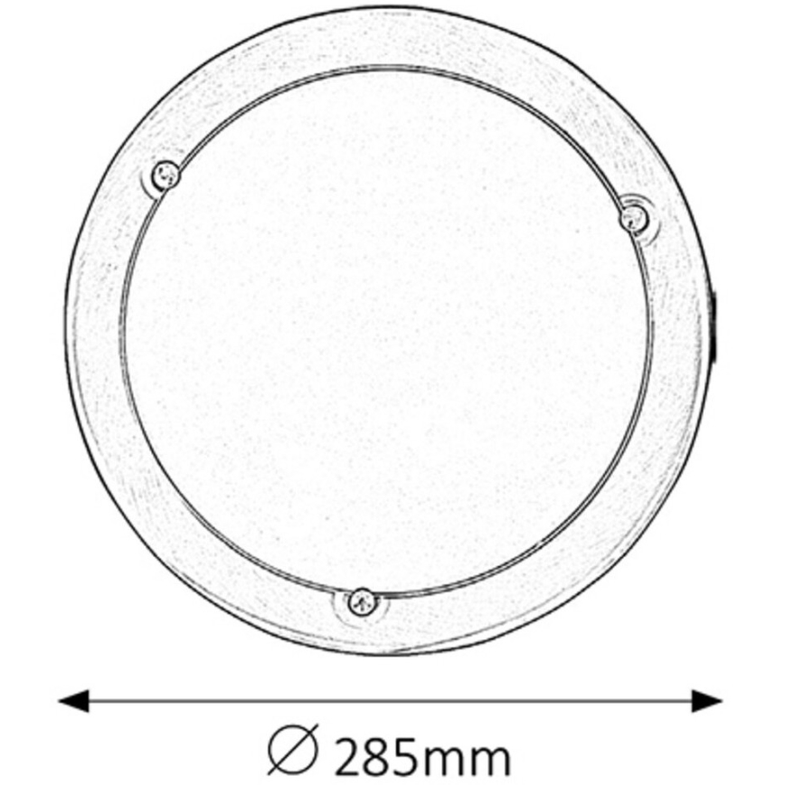 Rabalux - Plafonsko svetlo 1xE27/60W/230V prečnik 28,5 cm