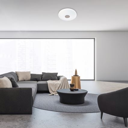 Rabalux - LED RGB prigušiva stropno svetlo LED/40W/230V 3000-6500K Wi-Fi Tuya prečnik 60 cm + daljinski upravljač