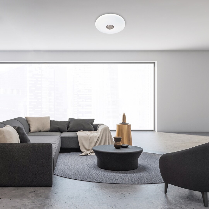 Rabalux - LED RGB prigušiva stropno svetlo LED/40W/230V 3000-6500K Wi-Fi Tuya prečnik 60 cm + daljinski upravljač