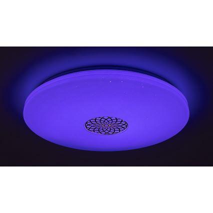 Rabalux - LED RGB prigušiva stropno svetlo LED/40W/230V 3000-6500K Wi-Fi Tuya prečnik 60 cm + daljinski upravljač