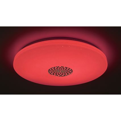Rabalux - LED RGB prigušiva stropno svetlo LED/40W/230V 3000-6500K Wi-Fi Tuya prečnik 60 cm + daljinski upravljač