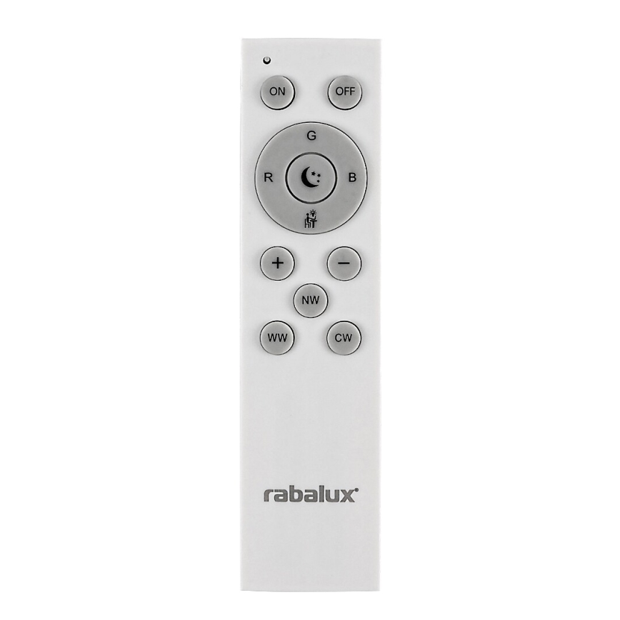 Rabalux - LED RGB prigušiva stropno svetlo LED/40W/230V 3000-6500K Wi-Fi Tuya prečnik 60 cm + daljinski upravljač
