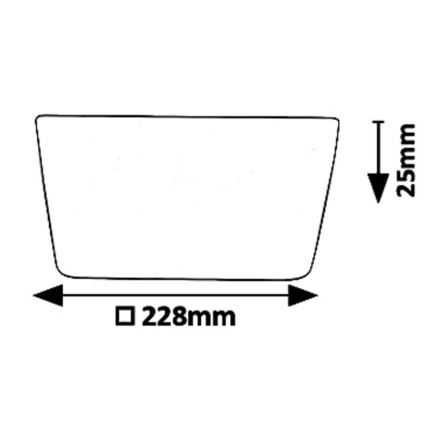 Rabalux - LED svetlo za spušteni plafon OLEG LED/24W/230V IP65