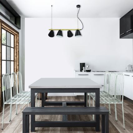 Rabalux - Luster na sajli ALTDER 4xE14/40W/230V