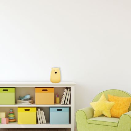 Rabalux - LED RGB dečija lampica LED/0,4W/5V 1200 mAh meda