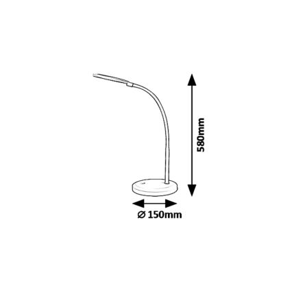 Rabalux - LED Dodirna prigušiva stona lampa LED/7,5W/230V