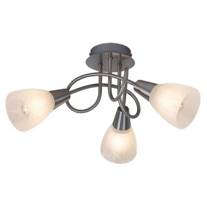 Rabalux - Plafonski luster 3xE14/40W/230V mat hrom