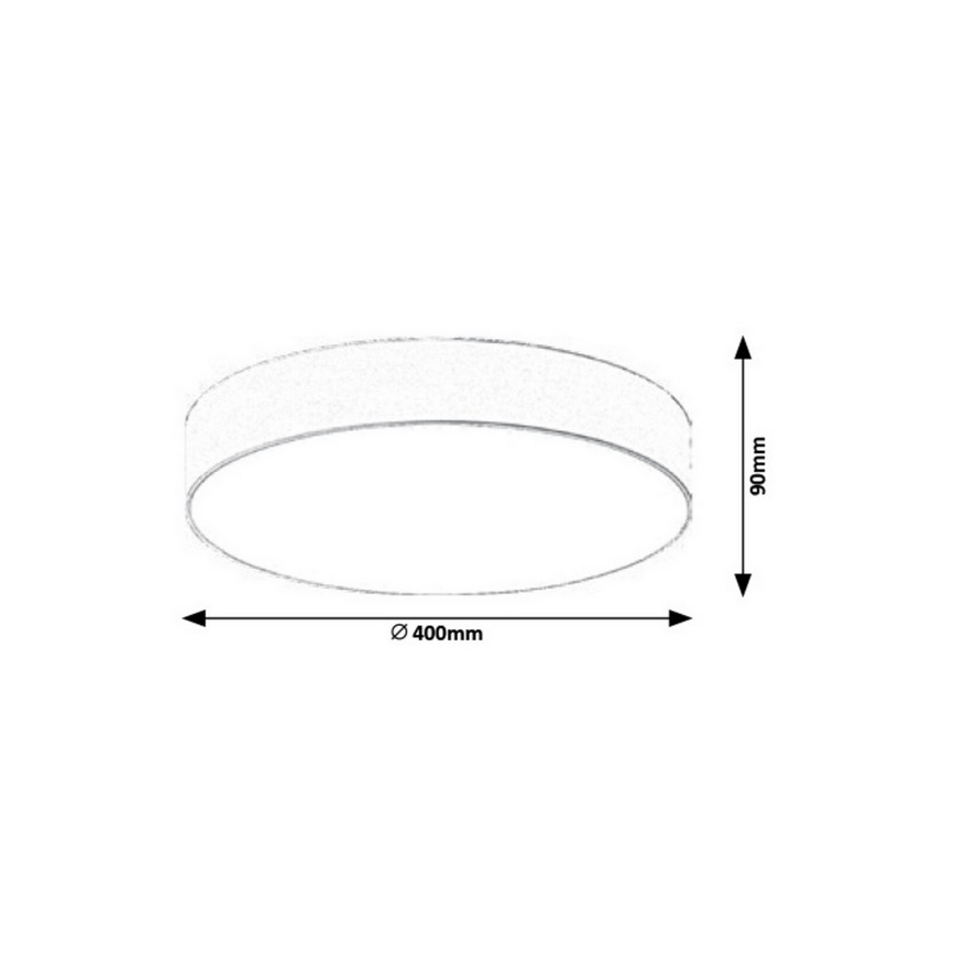 Rabalux - LED plafonsko svetlo LED/24W/230V prečnika 40 cm