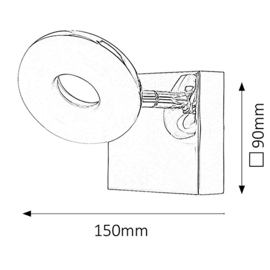 Rabalux - LED svetlo za kupatilo LED/5W/230V IP44